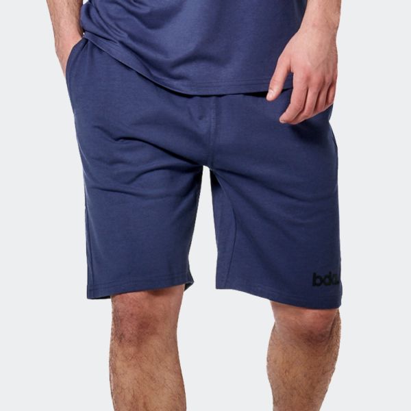 Body Action Essentials Men's Jersey Shorts 033617-01-OceanaBlue