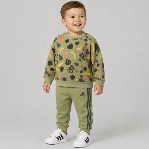 adidas Essentials Allover Print Jogger Toddler's Set IZ4958